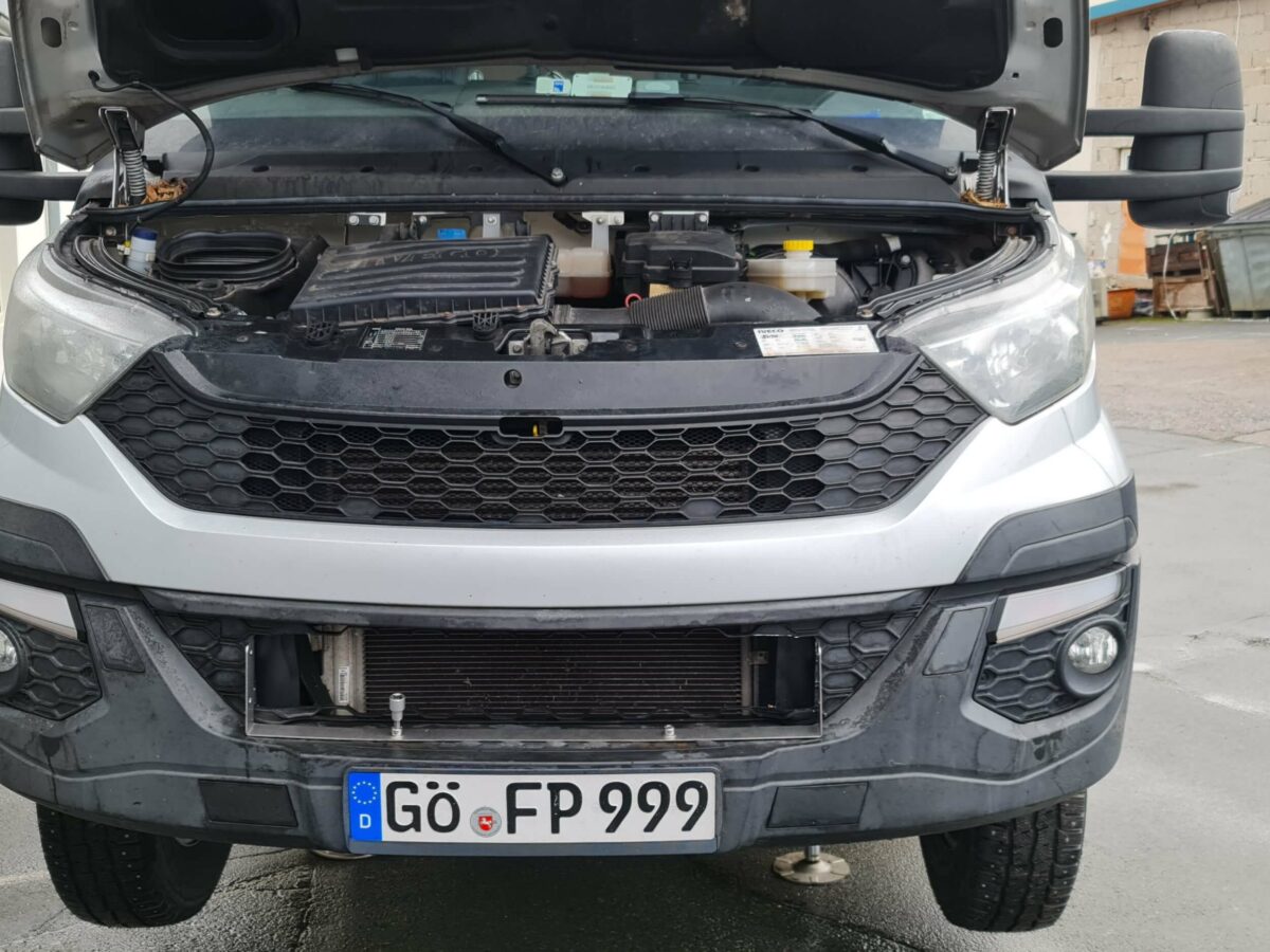 Wohnmobil vor der Tour
